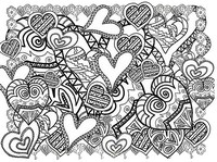Adult Coloring Pages Valentine's Day
