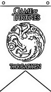 Coloriage anti-stress Targaryen