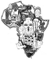 大人の着色のページ アフリカ