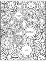 Art Therapy coloring page Mother's day