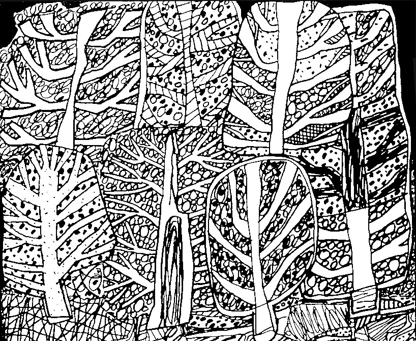 Jean Dubuffet : A la forêt
