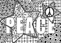 Art Therapy coloring page Pray for Paris