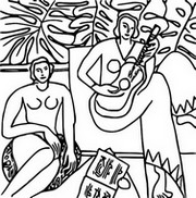 Art Therapy coloring page The Music